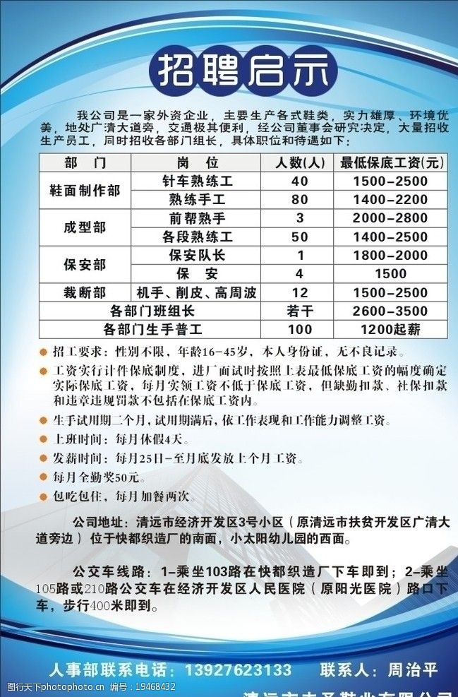 保定鞋厂最新招聘资讯汇总